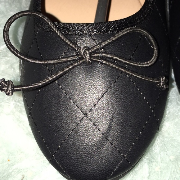 BOOHOO Black Ballet Style Flats. Size 40 US size 9 - Picture 2 of 5